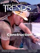 Click here for November 2003 Alaska Economic Trends